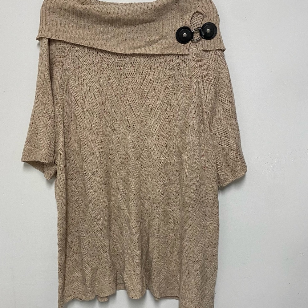Plus Size Off the Shoulder Shortsleeved Sweater 26/28